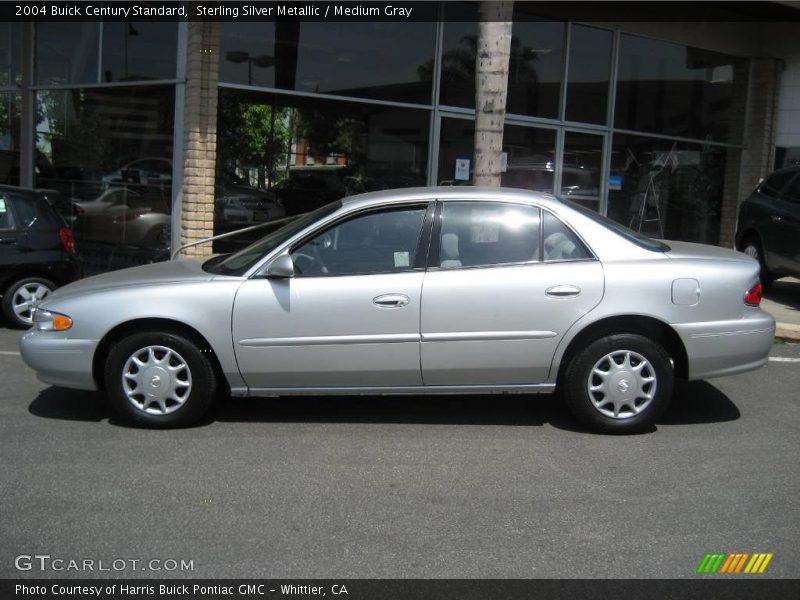 Sterling Silver Metallic / Medium Gray 2004 Buick Century Standard