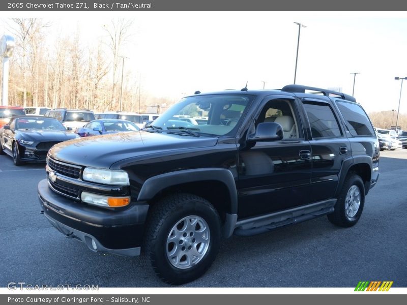 Black / Tan/Neutral 2005 Chevrolet Tahoe Z71