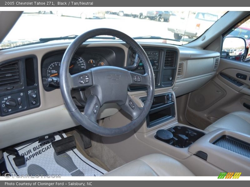 Black / Tan/Neutral 2005 Chevrolet Tahoe Z71