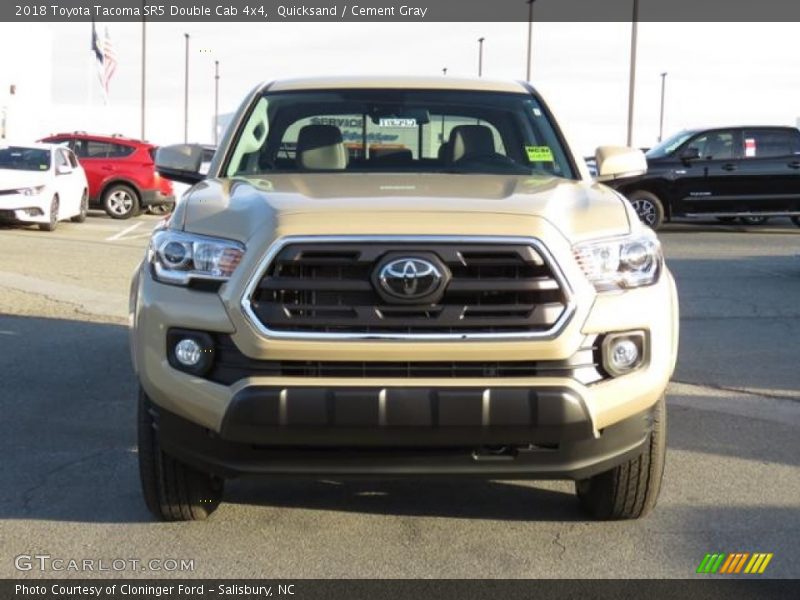 Quicksand / Cement Gray 2018 Toyota Tacoma SR5 Double Cab 4x4