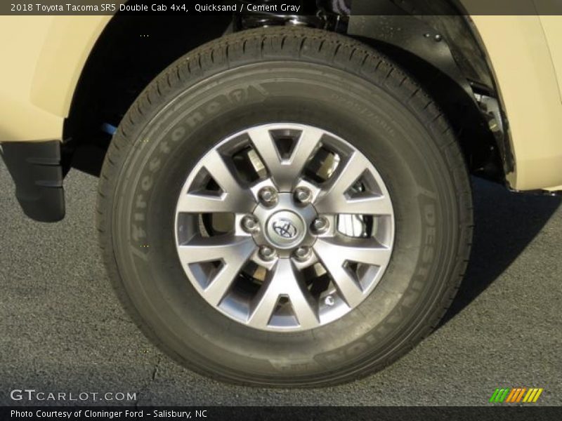 Quicksand / Cement Gray 2018 Toyota Tacoma SR5 Double Cab 4x4