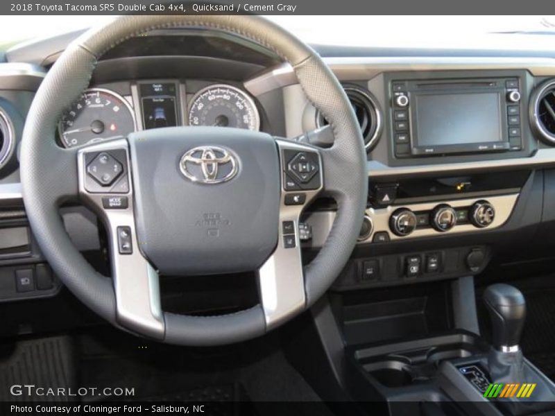 Quicksand / Cement Gray 2018 Toyota Tacoma SR5 Double Cab 4x4