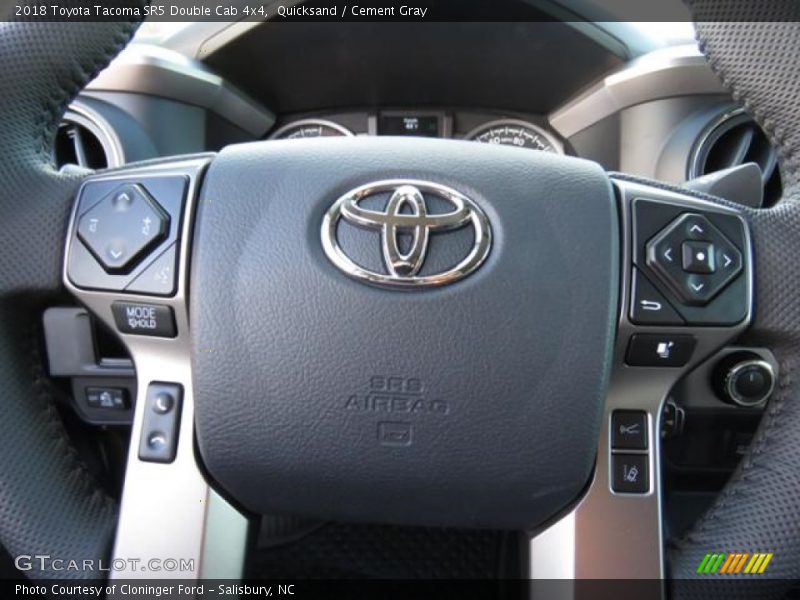 Quicksand / Cement Gray 2018 Toyota Tacoma SR5 Double Cab 4x4