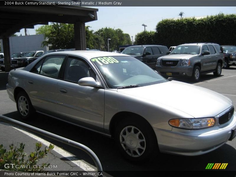 Sterling Silver Metallic / Medium Gray 2004 Buick Century Standard