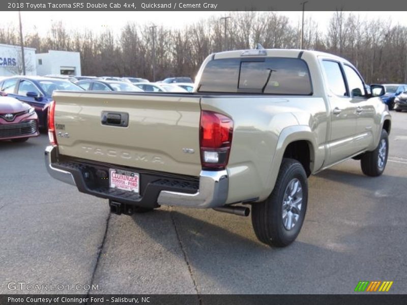 Quicksand / Cement Gray 2018 Toyota Tacoma SR5 Double Cab 4x4