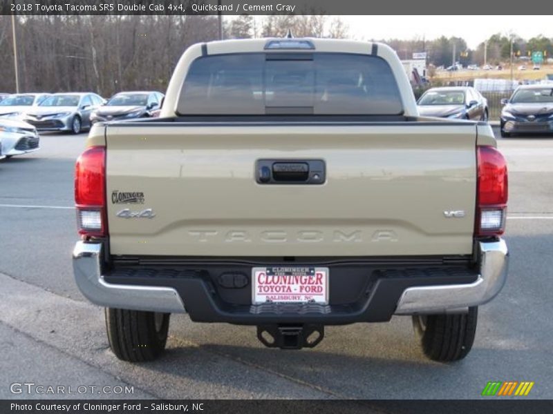 Quicksand / Cement Gray 2018 Toyota Tacoma SR5 Double Cab 4x4
