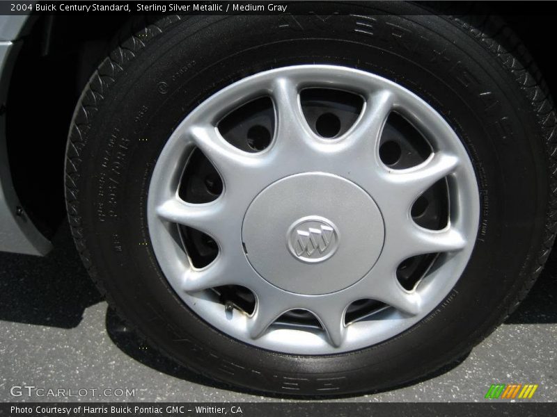 Sterling Silver Metallic / Medium Gray 2004 Buick Century Standard