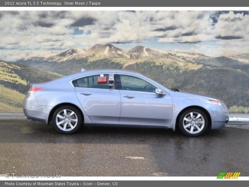 Silver Moon / Taupe 2012 Acura TL 3.5 Technology