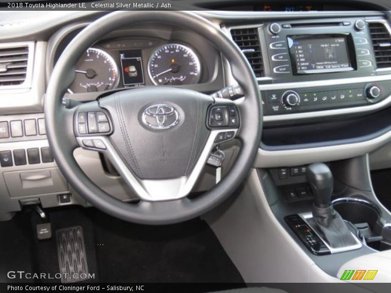 Celestial Silver Metallic / Ash 2018 Toyota Highlander LE