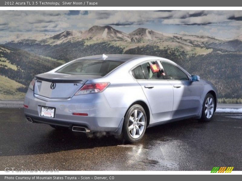 Silver Moon / Taupe 2012 Acura TL 3.5 Technology