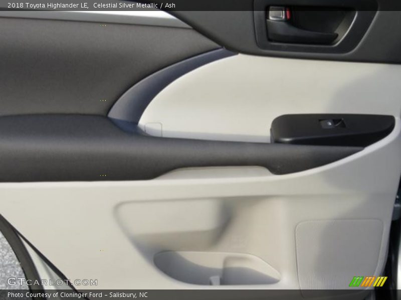 Celestial Silver Metallic / Ash 2018 Toyota Highlander LE