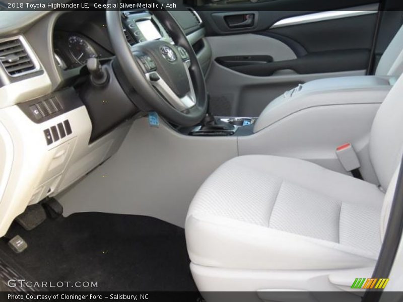 Celestial Silver Metallic / Ash 2018 Toyota Highlander LE