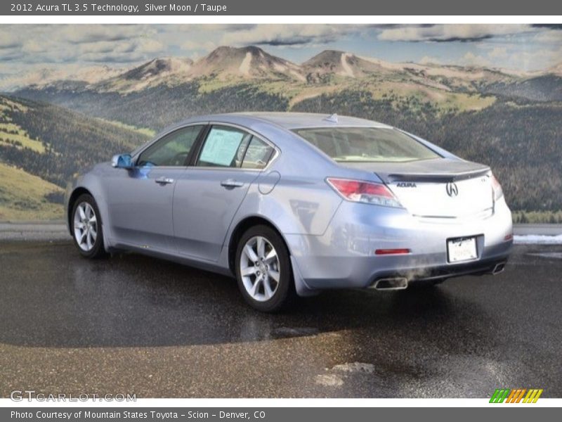 Silver Moon / Taupe 2012 Acura TL 3.5 Technology