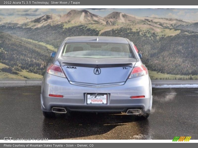 Silver Moon / Taupe 2012 Acura TL 3.5 Technology