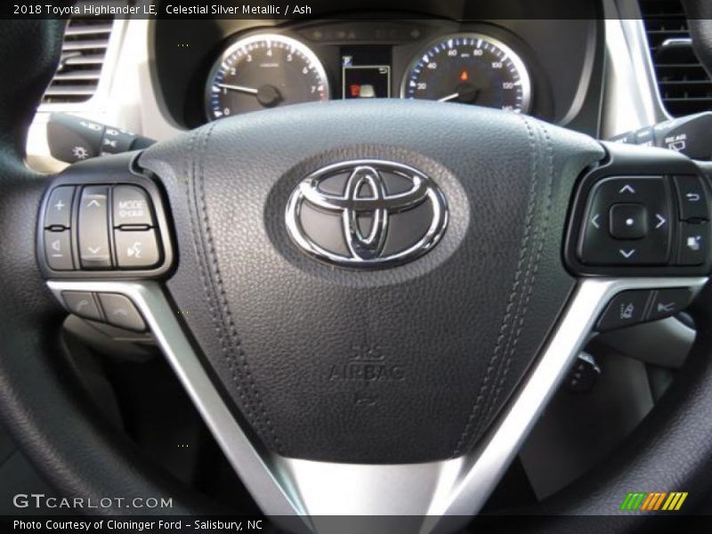 Celestial Silver Metallic / Ash 2018 Toyota Highlander LE