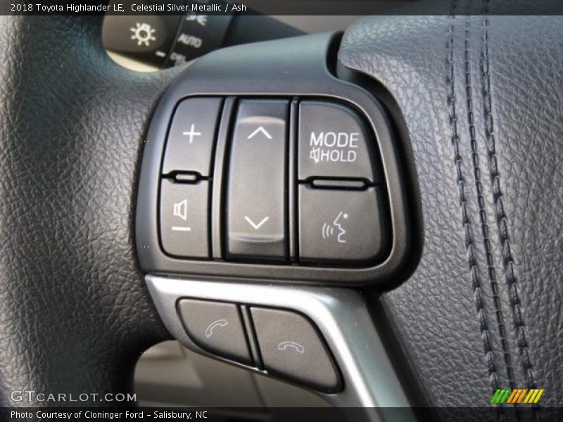 Celestial Silver Metallic / Ash 2018 Toyota Highlander LE