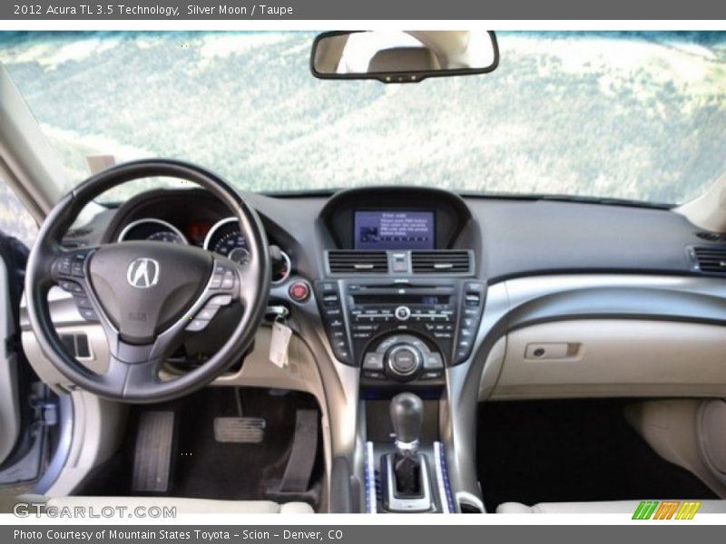 Silver Moon / Taupe 2012 Acura TL 3.5 Technology