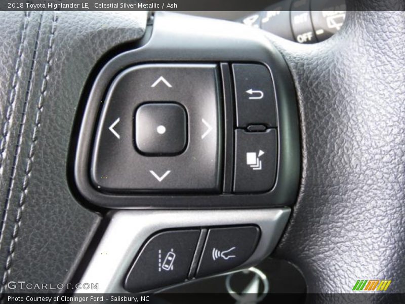 Celestial Silver Metallic / Ash 2018 Toyota Highlander LE