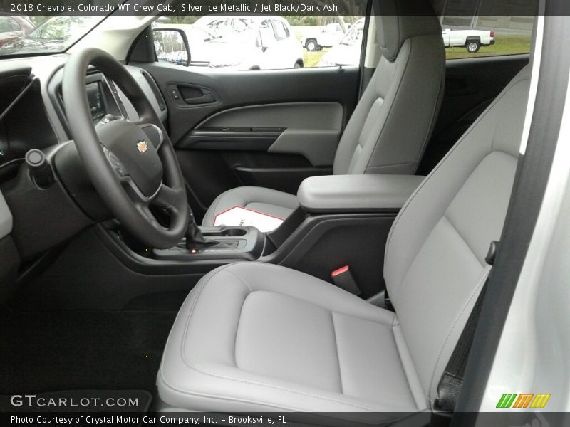 Silver Ice Metallic / Jet Black/Dark Ash 2018 Chevrolet Colorado WT Crew Cab