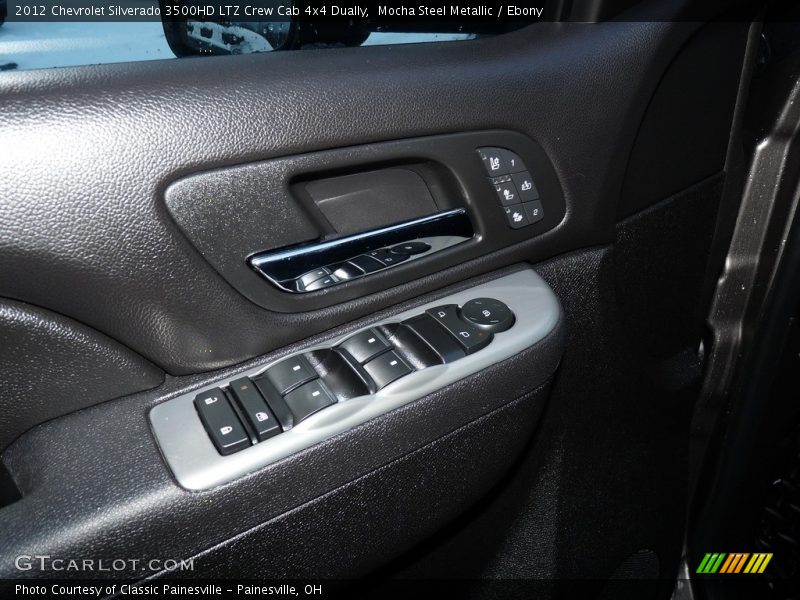 Mocha Steel Metallic / Ebony 2012 Chevrolet Silverado 3500HD LTZ Crew Cab 4x4 Dually