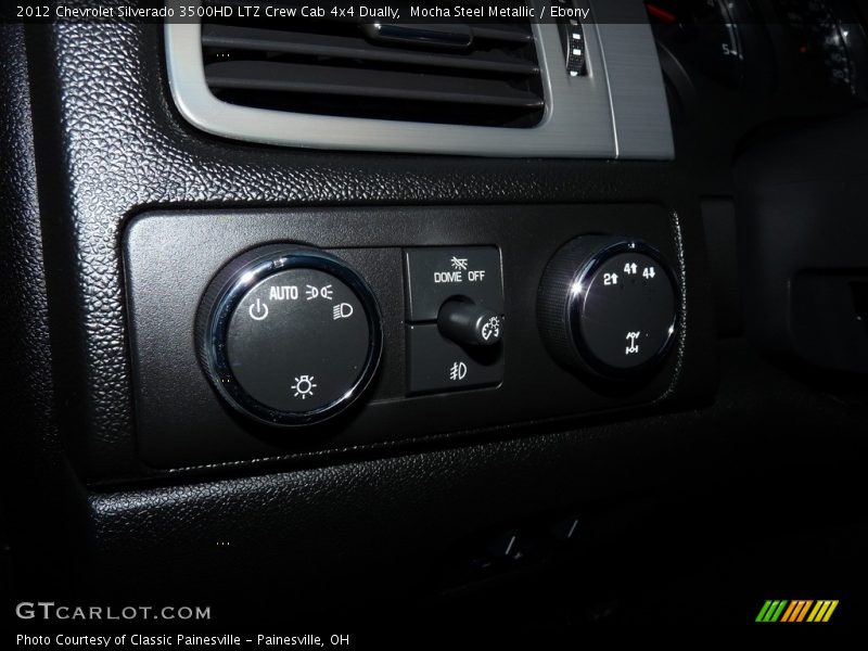 Mocha Steel Metallic / Ebony 2012 Chevrolet Silverado 3500HD LTZ Crew Cab 4x4 Dually