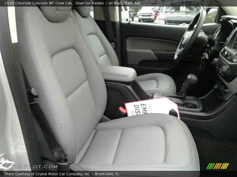 Silver Ice Metallic / Jet Black/Dark Ash 2018 Chevrolet Colorado WT Crew Cab