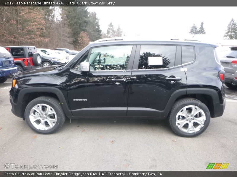 Black / Bark Brown/Ski Grey 2017 Jeep Renegade Limited 4x4