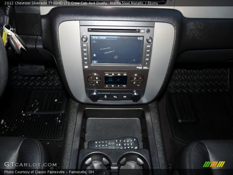 Mocha Steel Metallic / Ebony 2012 Chevrolet Silverado 3500HD LTZ Crew Cab 4x4 Dually