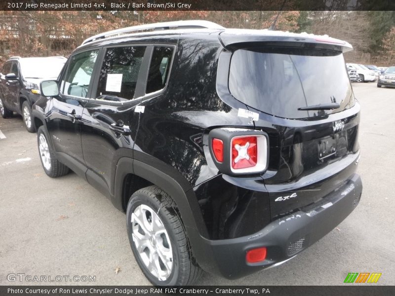 Black / Bark Brown/Ski Grey 2017 Jeep Renegade Limited 4x4