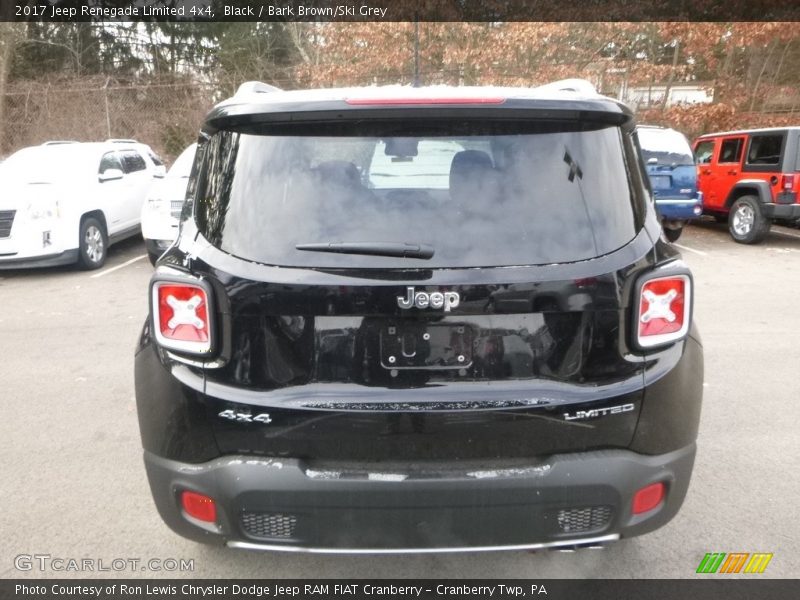 Black / Bark Brown/Ski Grey 2017 Jeep Renegade Limited 4x4