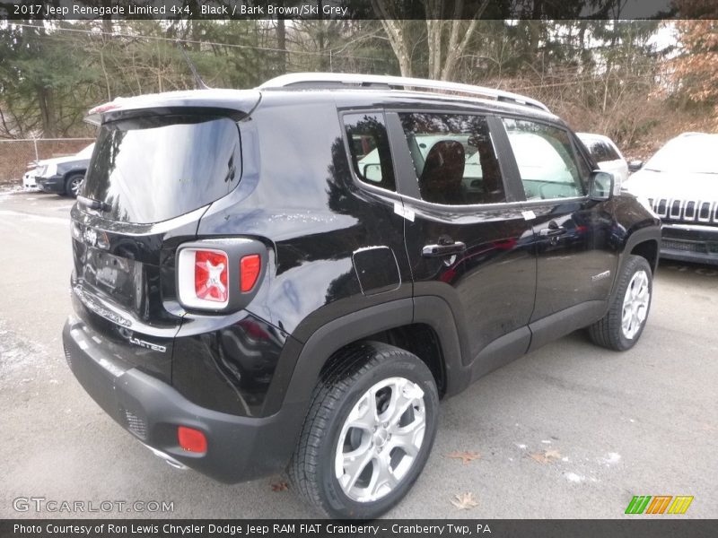 Black / Bark Brown/Ski Grey 2017 Jeep Renegade Limited 4x4