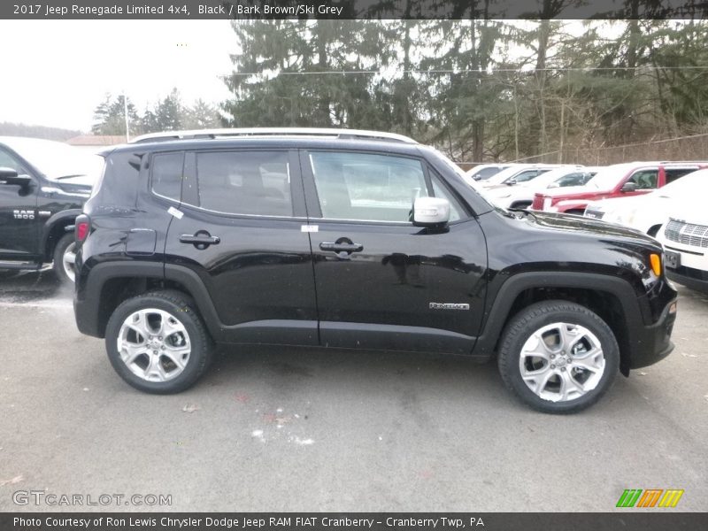 Black / Bark Brown/Ski Grey 2017 Jeep Renegade Limited 4x4