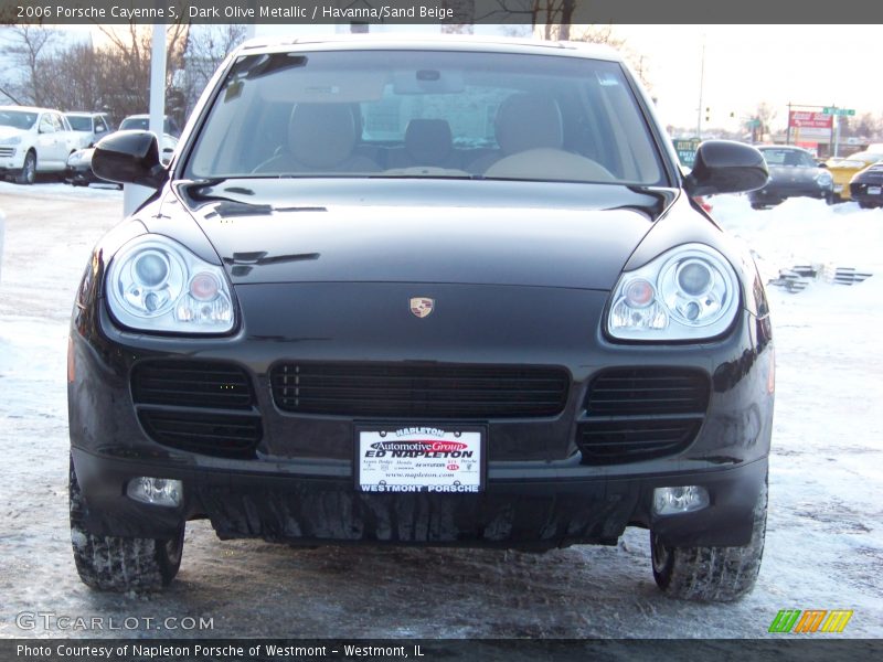 Dark Olive Metallic / Havanna/Sand Beige 2006 Porsche Cayenne S