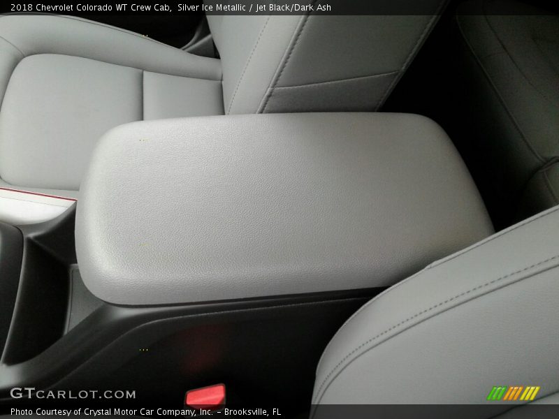 Silver Ice Metallic / Jet Black/Dark Ash 2018 Chevrolet Colorado WT Crew Cab