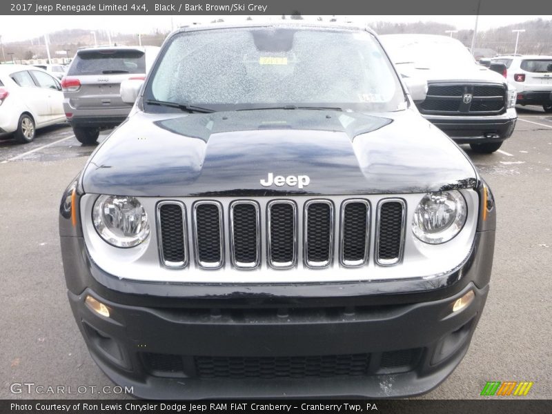 Black / Bark Brown/Ski Grey 2017 Jeep Renegade Limited 4x4