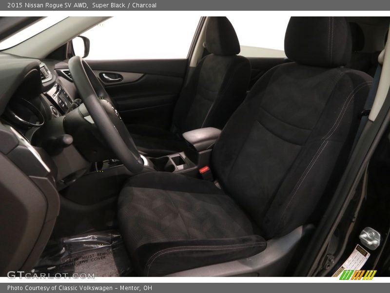 Super Black / Charcoal 2015 Nissan Rogue SV AWD