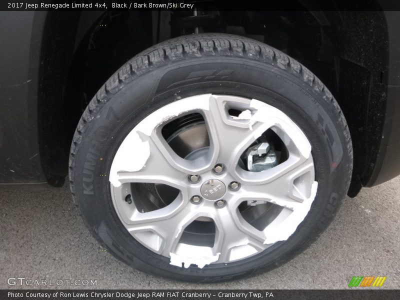 Black / Bark Brown/Ski Grey 2017 Jeep Renegade Limited 4x4