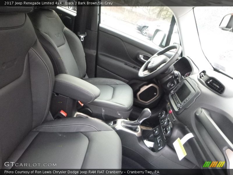 Black / Bark Brown/Ski Grey 2017 Jeep Renegade Limited 4x4