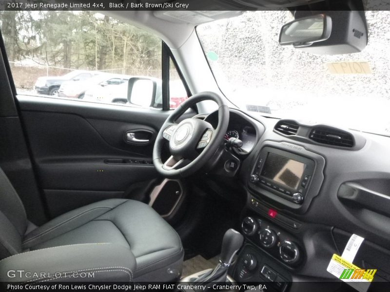 Black / Bark Brown/Ski Grey 2017 Jeep Renegade Limited 4x4