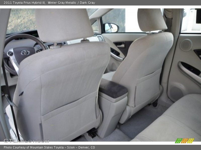 Winter Gray Metallic / Dark Gray 2011 Toyota Prius Hybrid III