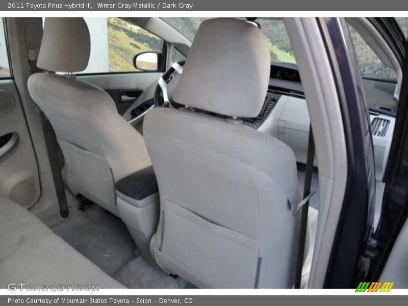 Winter Gray Metallic / Dark Gray 2011 Toyota Prius Hybrid III