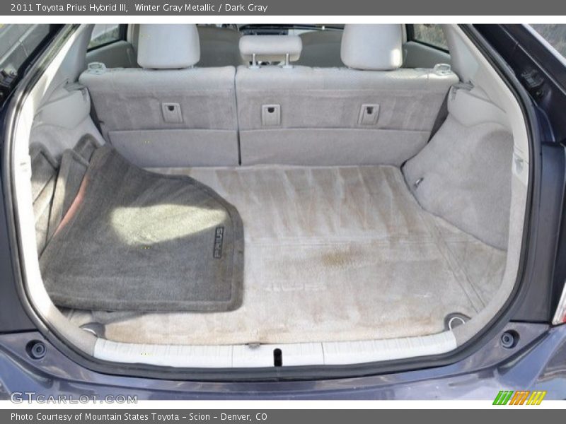 Winter Gray Metallic / Dark Gray 2011 Toyota Prius Hybrid III