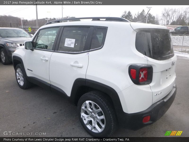 Alpine White / Bark Brown/Ski Grey 2017 Jeep Renegade Latitude 4x4