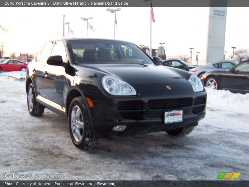 Dark Olive Metallic / Havanna/Sand Beige 2006 Porsche Cayenne S