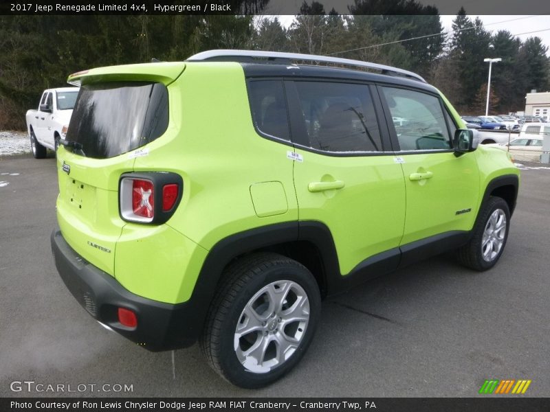 Hypergreen / Black 2017 Jeep Renegade Limited 4x4
