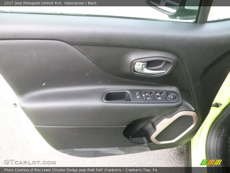 Hypergreen / Black 2017 Jeep Renegade Limited 4x4