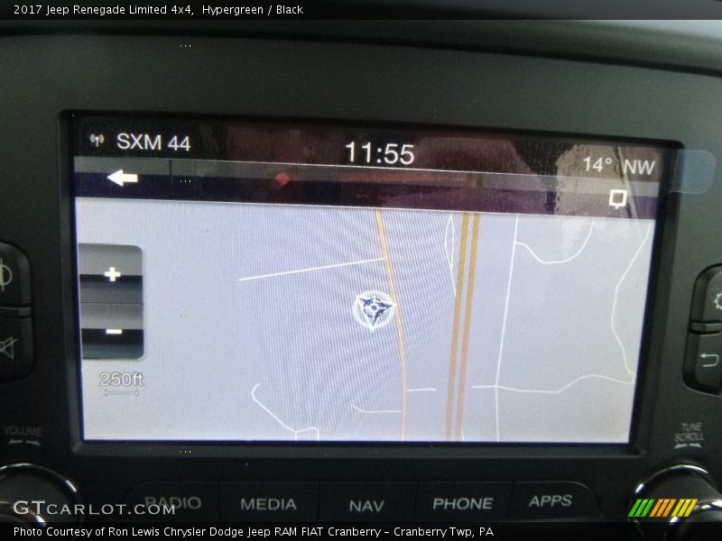 Hypergreen / Black 2017 Jeep Renegade Limited 4x4