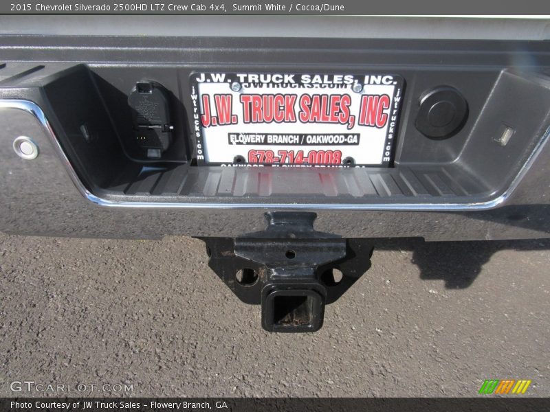 Summit White / Cocoa/Dune 2015 Chevrolet Silverado 2500HD LTZ Crew Cab 4x4