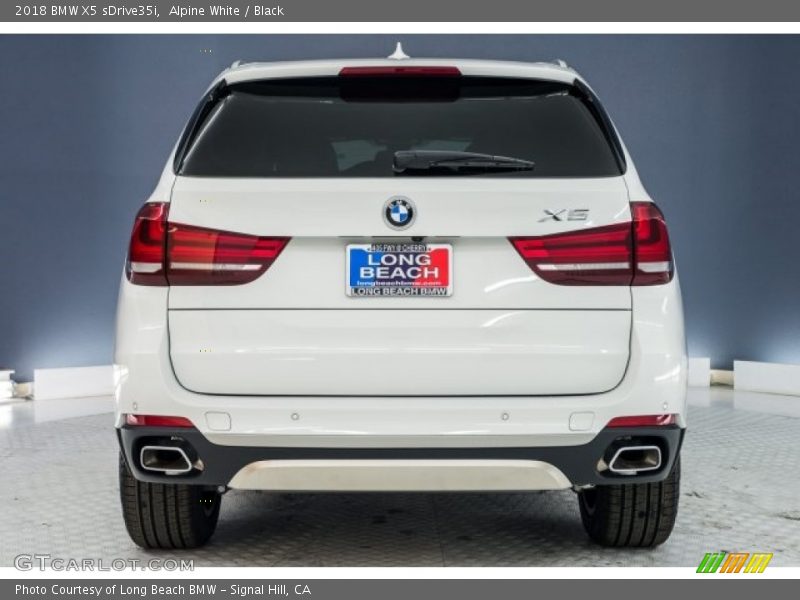 Alpine White / Black 2018 BMW X5 sDrive35i