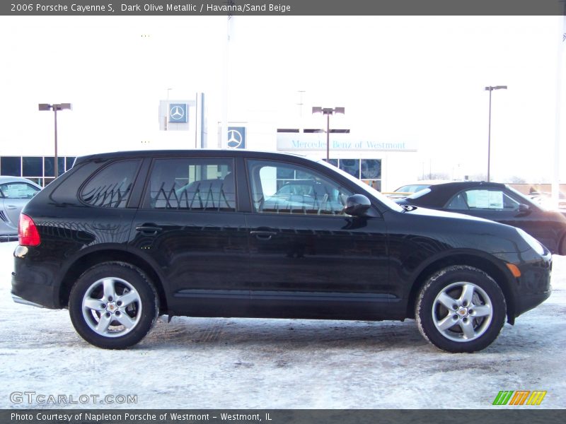 Dark Olive Metallic / Havanna/Sand Beige 2006 Porsche Cayenne S